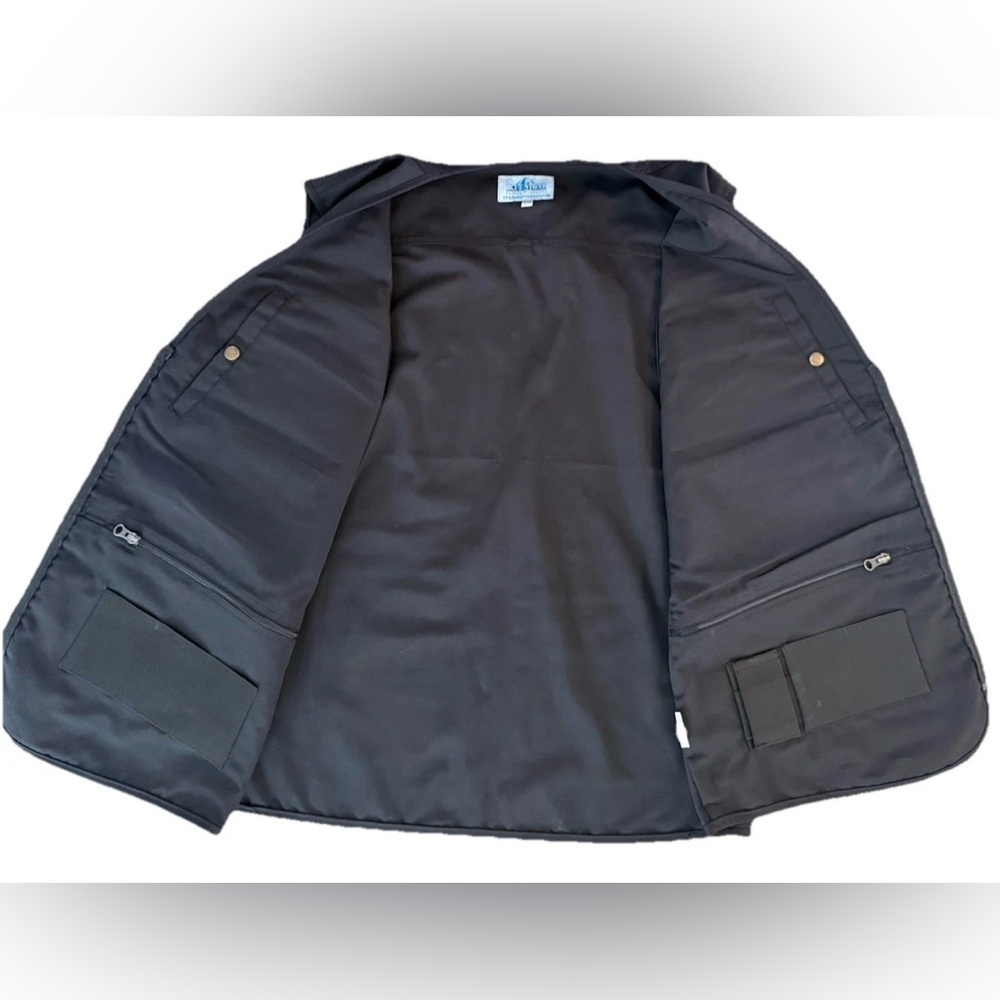 Blue Stone Safety Vest Mens XXXL Black Utility Tactical Security Concealed Carry - Picture 5 of 8